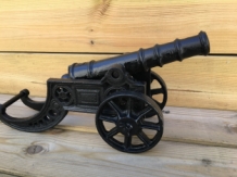 Cannon - Decorative - Cast iron - Black